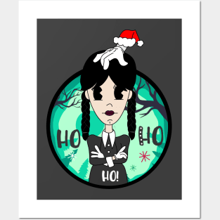 Wednesday Addams X-mas Posters and Art